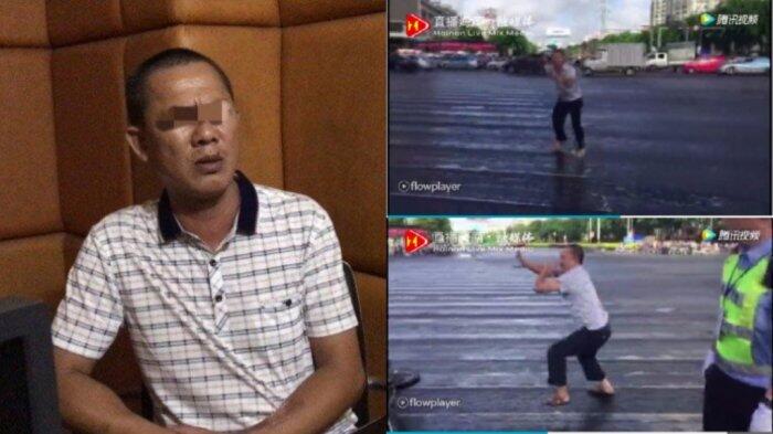 Pengendara Motor Mendadak Kesurupan Saat Ditilang Polisi, Begini Fakta Sebenarnya