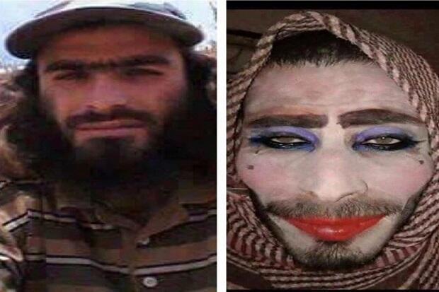 Menyamar Wanita Lupa Cukur Kumis, Militan ISIS Mirip Joker
