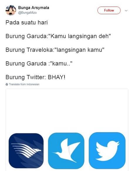 Twit Kocak Logo Burung Twitter.