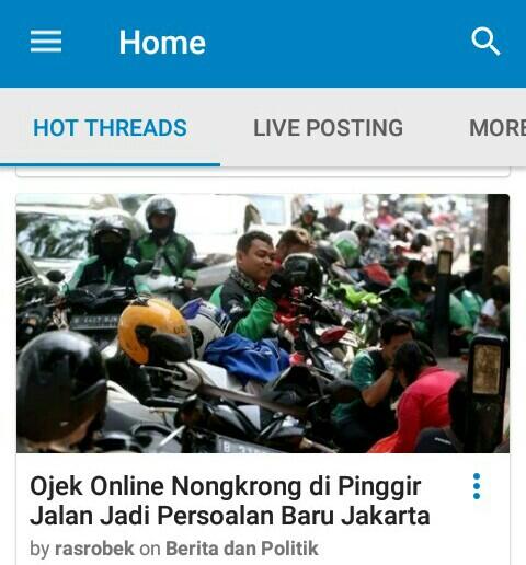 Ojek Online Nongkrong di Pinggir Jalan Jadi Persoalan Baru di Jakarta