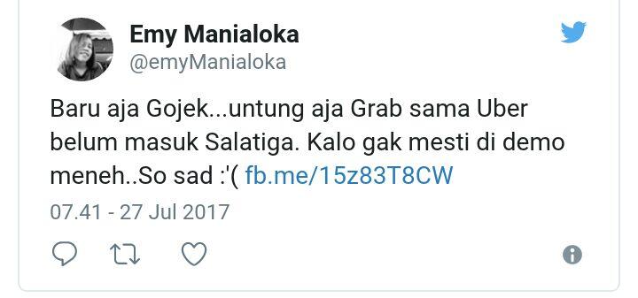 Go-Jek dibekukan Oleh Pemkot Salatiga, Netizen Protes ke Walikota