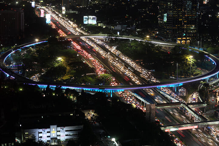 Malam Minggu, Warga Sudah Bisa Nikmati Simpang Susun Semanggi
