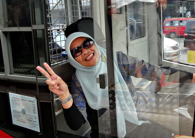 Nekatnya sopir bawa kabur bus Transjakarta sampai Pekalongan