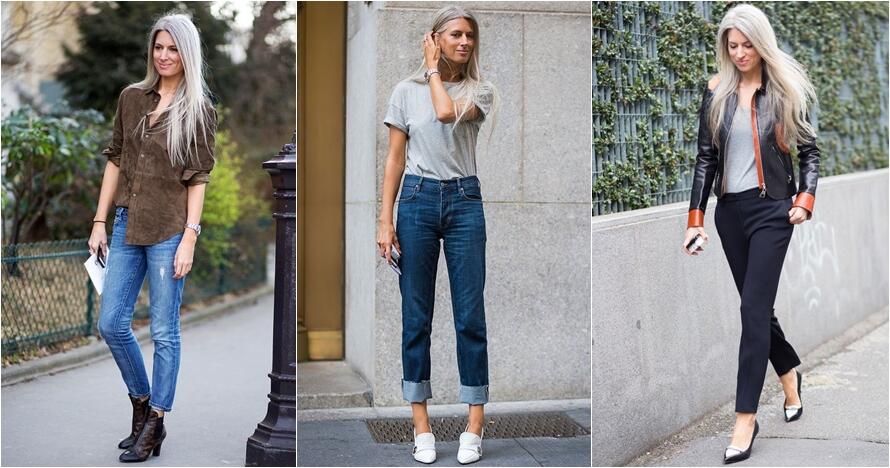 10 Gaya fashion minimalis ala Sarah Harris, 'Ratu' Street Style Hits