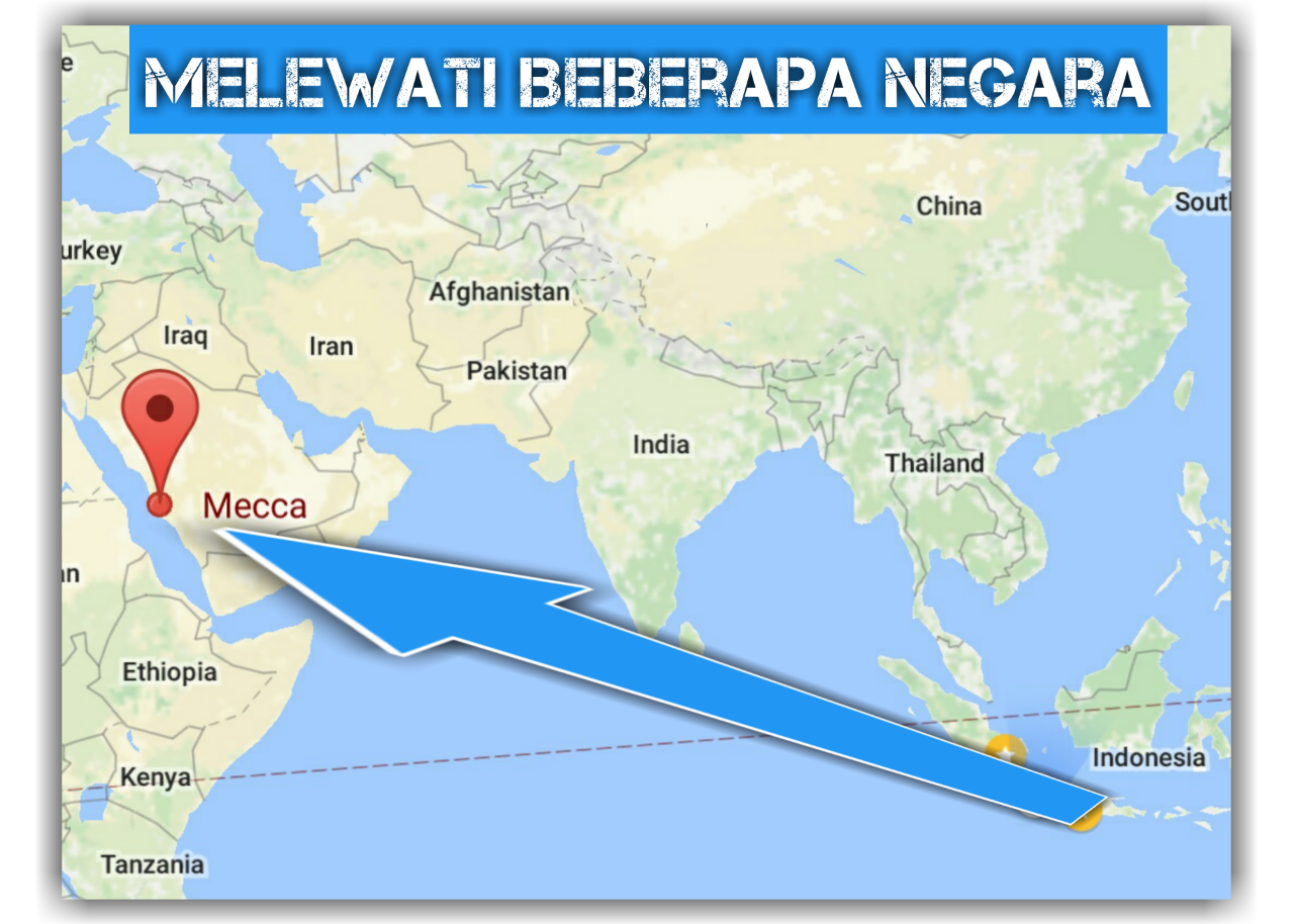 Alhamdulillah, Pemuda Indonesia Yang Naik Haji Jalan Kaki Kini Sudah Tiba di Mekkah!