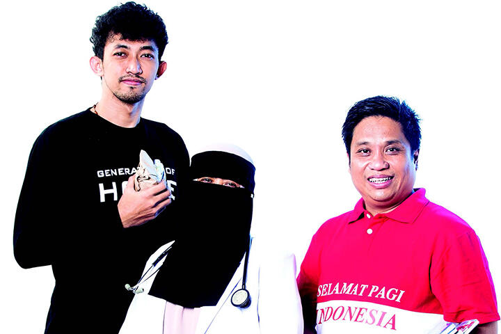 I Made Arga, Dr Ferihana, dan Julianto Eka Putra: Berbagi itu Mengasah Hati