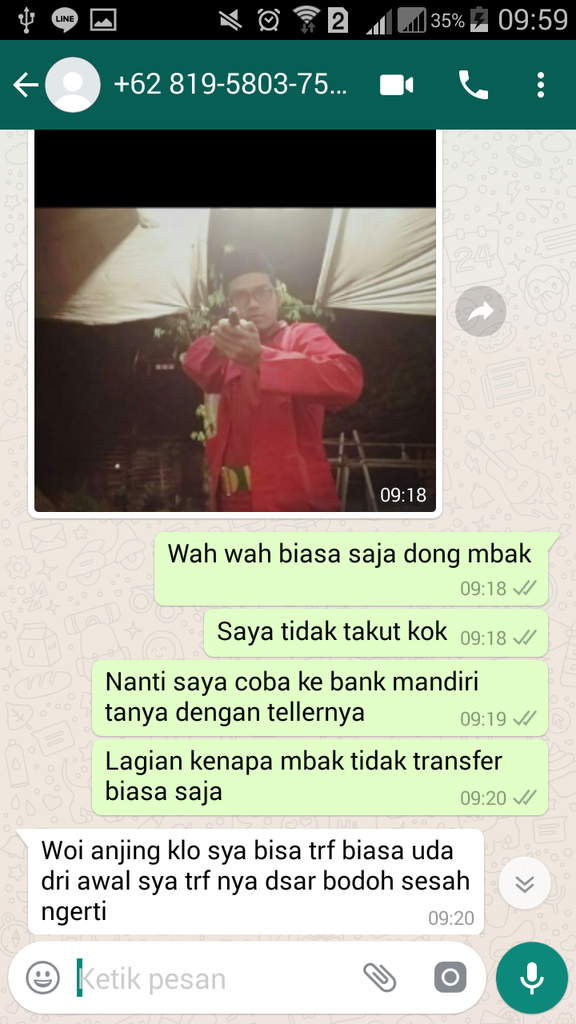 WASPADA! pengalaman hampir kena tipu via e-cash