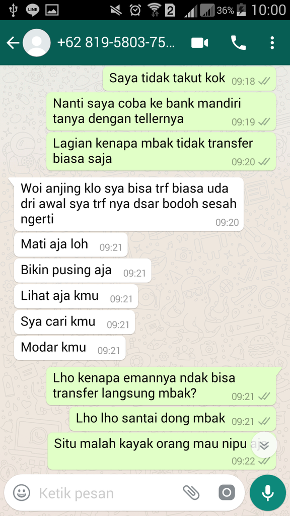 WASPADA! pengalaman hampir kena tipu via e-cash