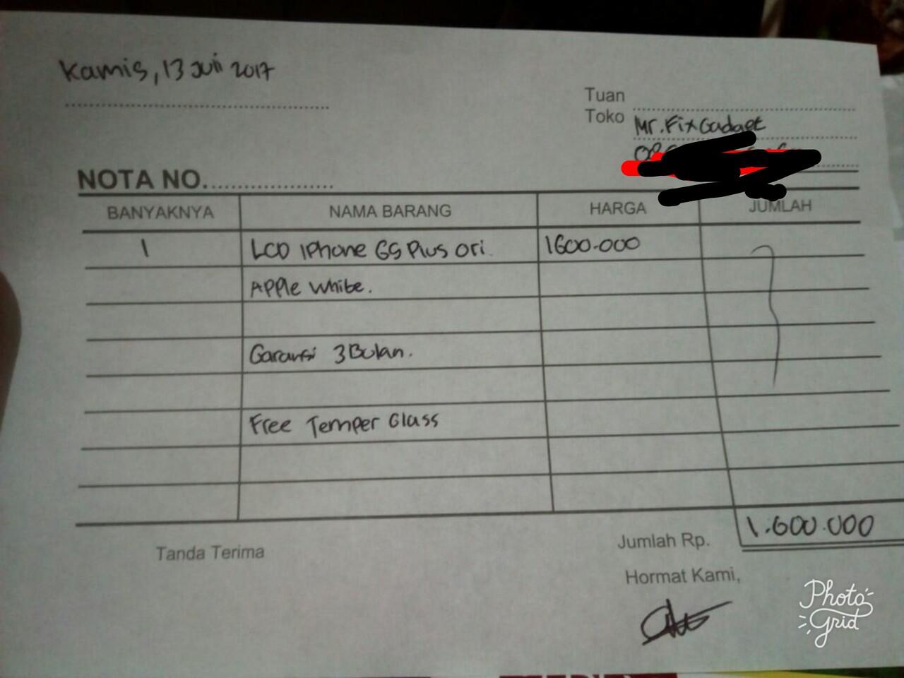 service iphone di id mr.fixgadget