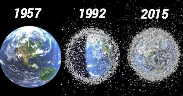 Memprihatinkan, Begini Foto Luar Angkasa yang Dipenuhi Sampah.