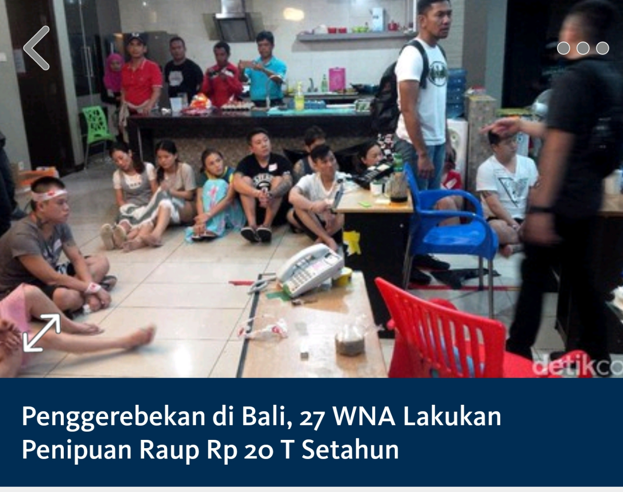 Wow...penggrebekan Di Bali, 27 WNA Lakukan Penipuan Raup 20T/tahun