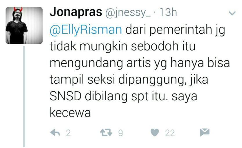 SNSD Akan Tampil di Monas, Elly Risman Menjerit