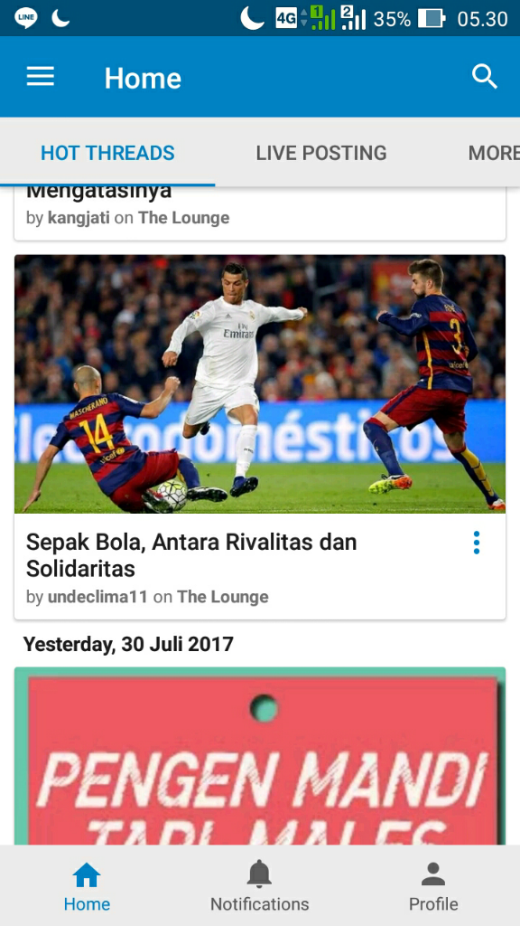 Sepak Bola Antara Rivalitas Dan Solidaritas