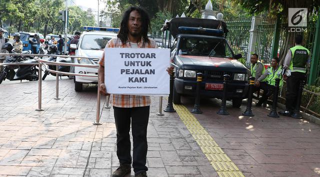 Dishub DKI: Bulan Tertib Trotoar Libatkan TNI dan Polri