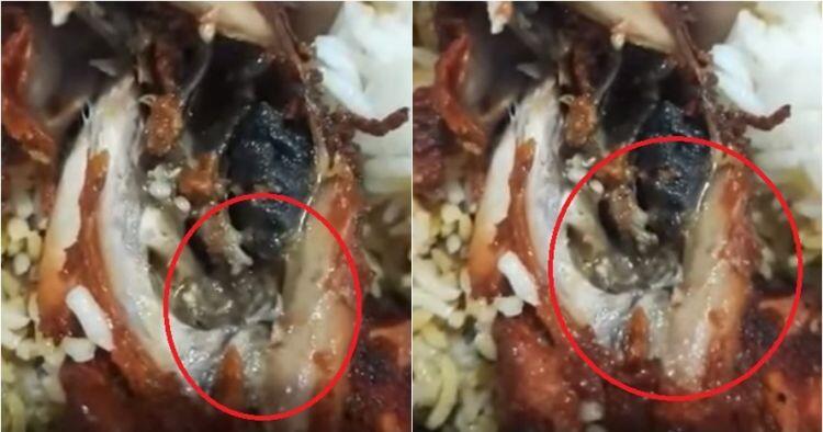 Wanita ini temukan sesuatu yang menjijikan di dalam ayam goreng