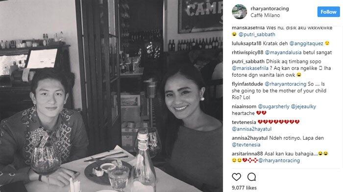 Rio Haryanto Posting Foto Bareng Wanita Saat Kondangan.