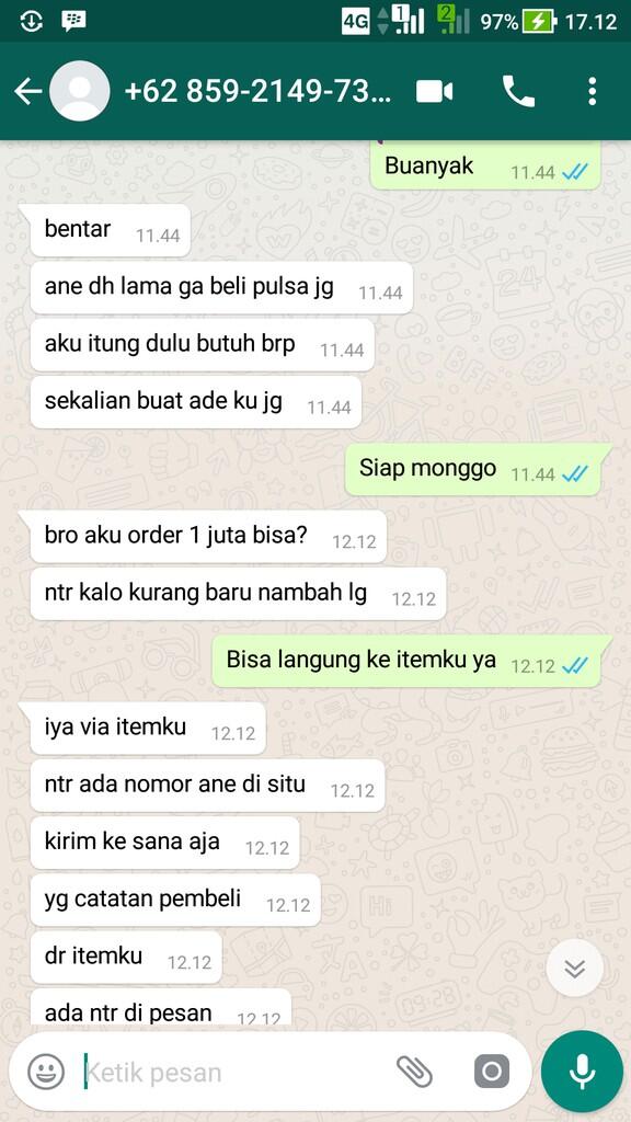 SURAT TERBUKA UNTUK SI PENIPU sdr FARID GUTHA yang sudah menipu saya 872rb