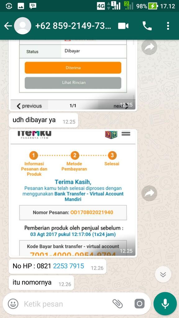 SURAT TERBUKA UNTUK SI PENIPU sdr FARID GUTHA yang sudah menipu saya 872rb