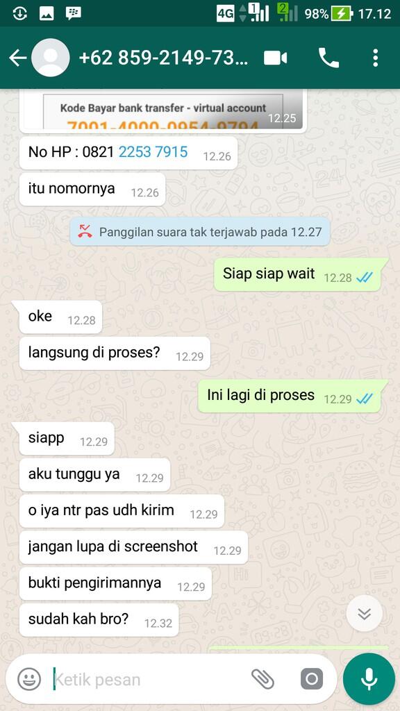 SURAT TERBUKA UNTUK SI PENIPU sdr FARID GUTHA yang sudah menipu saya 872rb