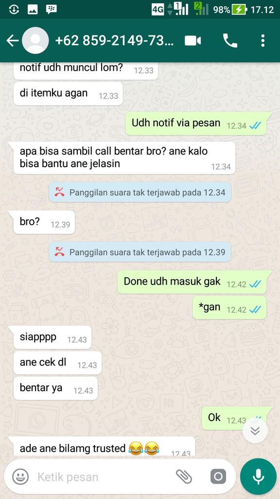 SURAT TERBUKA UNTUK SI PENIPU sdr FARID GUTHA yang sudah menipu saya 872rb