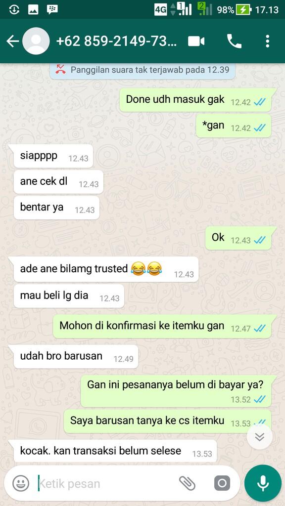 SURAT TERBUKA UNTUK SI PENIPU sdr FARID GUTHA yang sudah menipu saya 872rb
