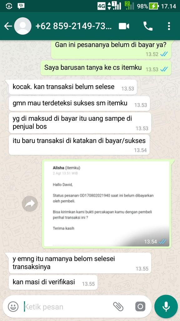 SURAT TERBUKA UNTUK SI PENIPU sdr FARID GUTHA yang sudah menipu saya 872rb