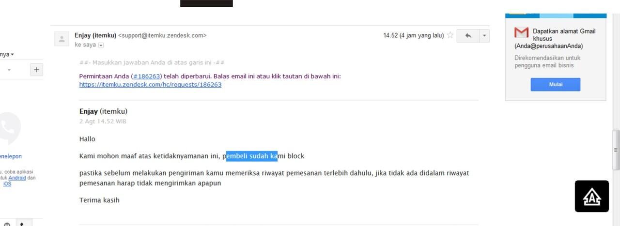 SURAT TERBUKA UNTUK SI PENIPU sdr FARID GUTHA yang sudah menipu saya 872rb