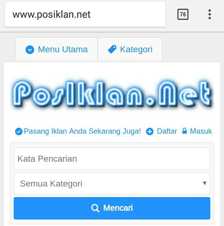 Pasang Iklan Gratis Langsung Online