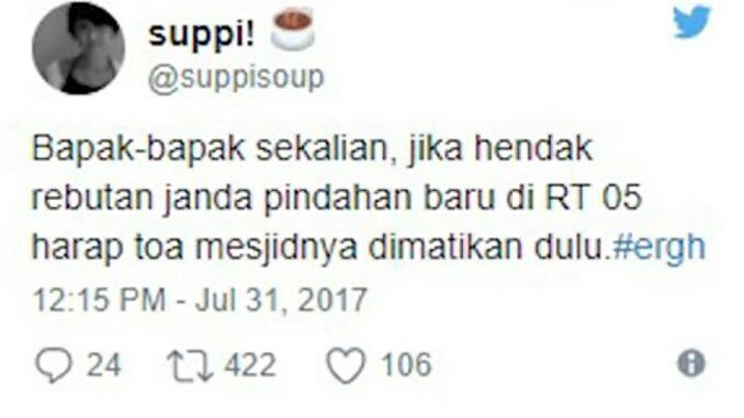 Bapak ini Ketahuan Obrolin Janda karena Lupa Matikan Ampli dan Toa Masjid