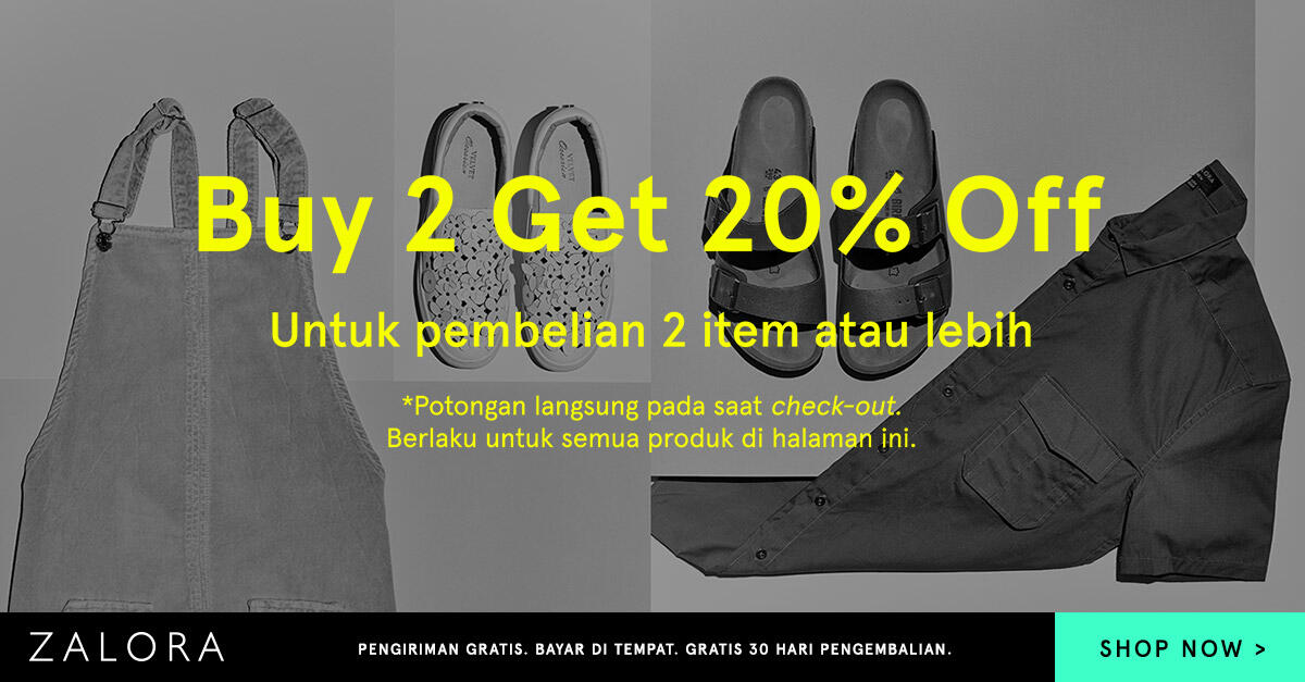 &#91;ZALORA Disc. 20%&#93; Promo ZALORA Diskon 20%