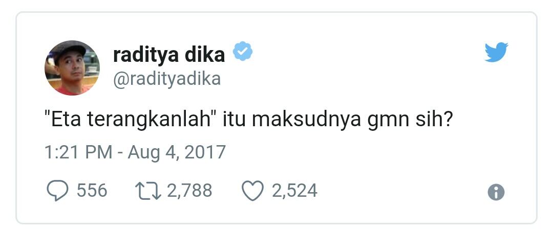 Fenomena Viral 'Eta Terangkanlah', dari Mana Sih Asalnya?