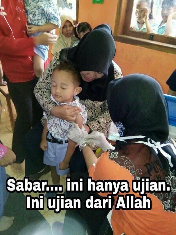 KOCAK GAN ll Ekspresi Siswa Saat Suntik Imunisasi Ini Bikin Ngakak