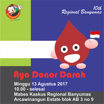 "Bulan Darah Regional Banyumas dan Launching Kebun Hidroponik"