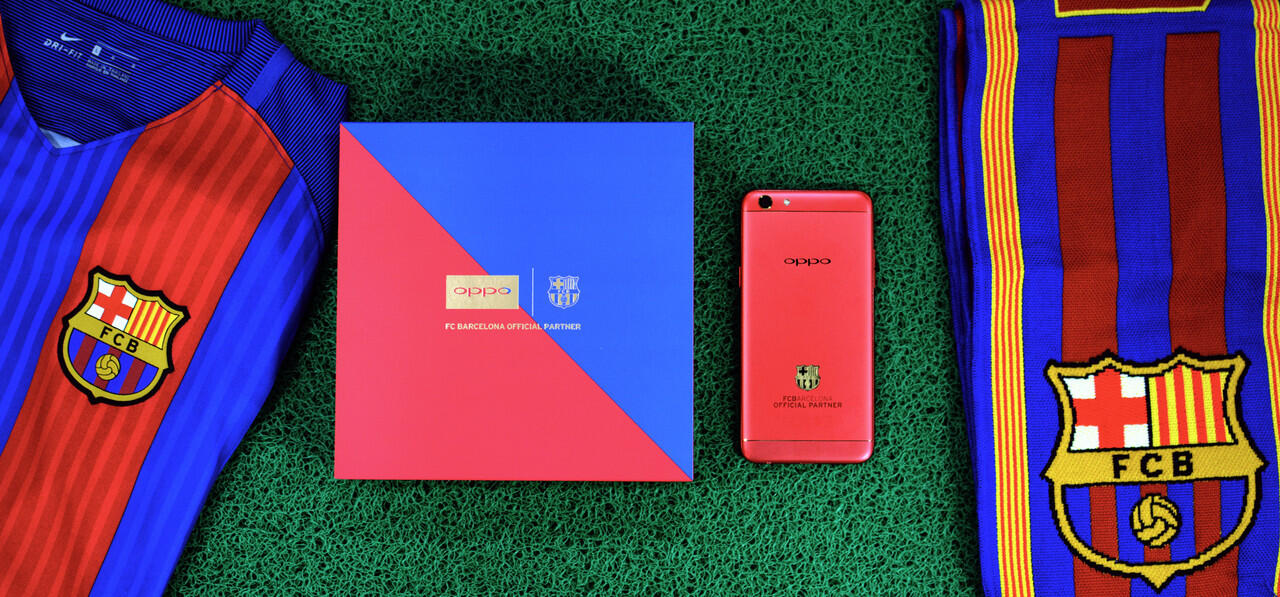 OPPO F3 FC Barcelona Limited Edition