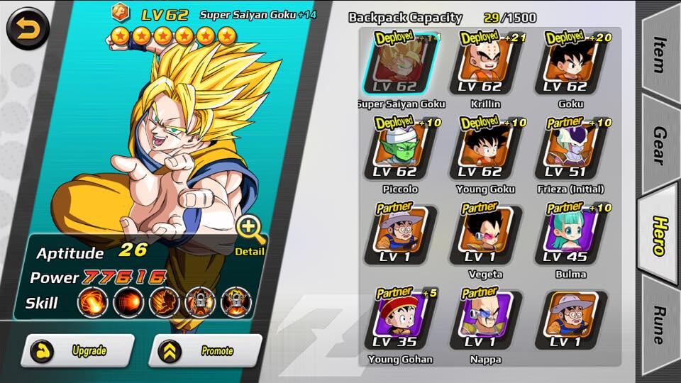 &#91;Android&#93; Saiyan Warrior / &#91;iOS&#93; Arena of Saiyan: Dream Squad
