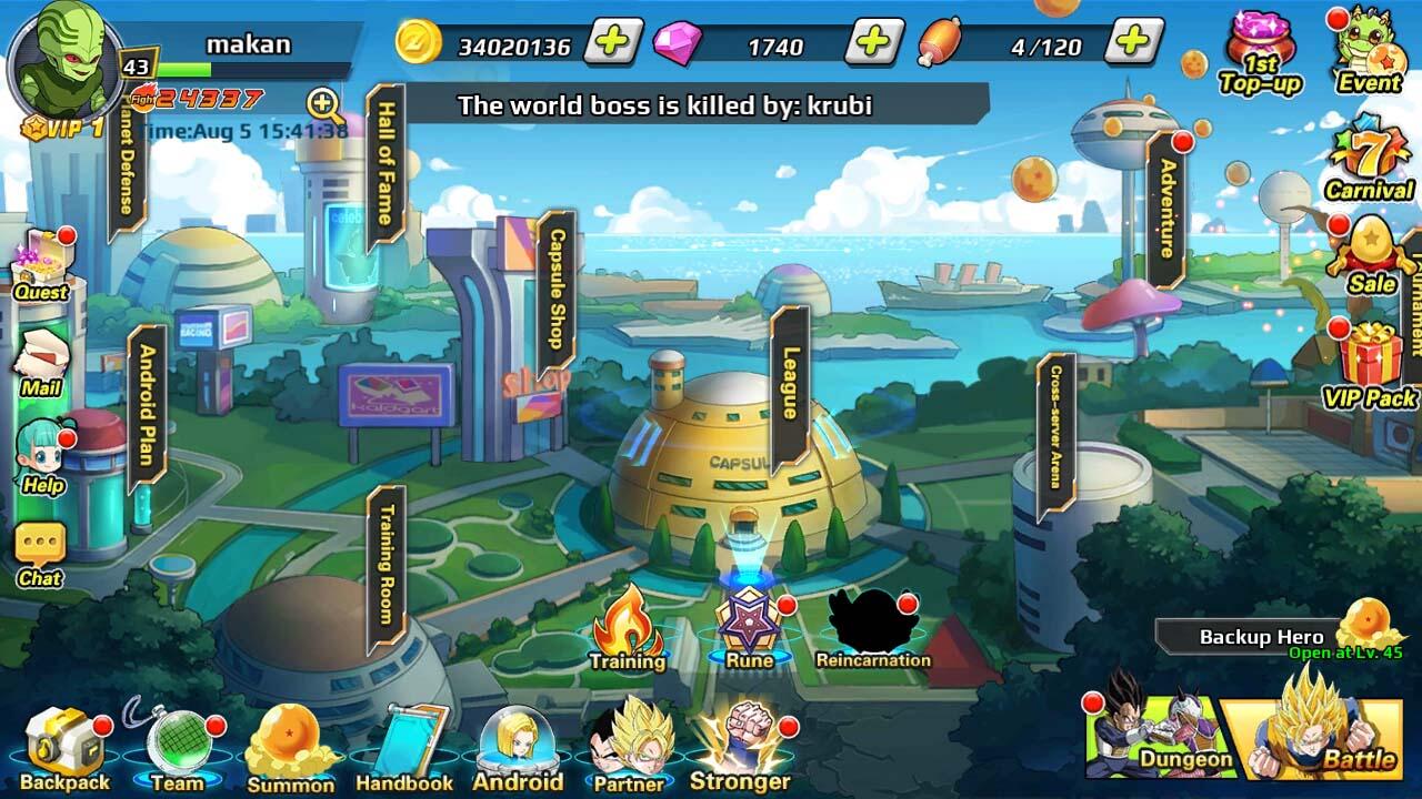 &#91;Android&#93; Saiyan Warrior / &#91;iOS&#93; Arena of Saiyan: Dream Squad
