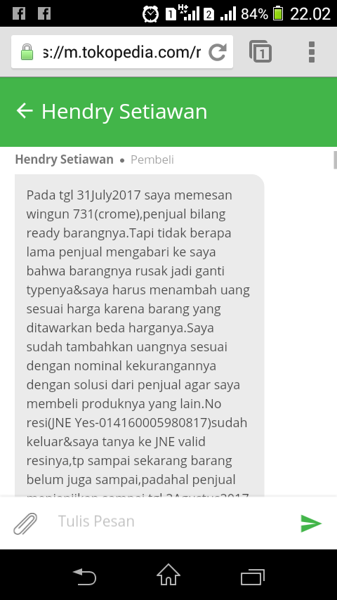 Pembeli Tahan Dana
