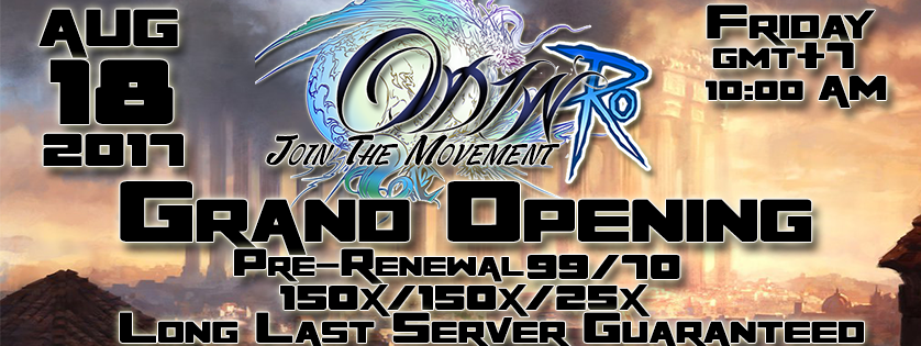 Odin RO Mid rate 99/70 Open 18/08/2017