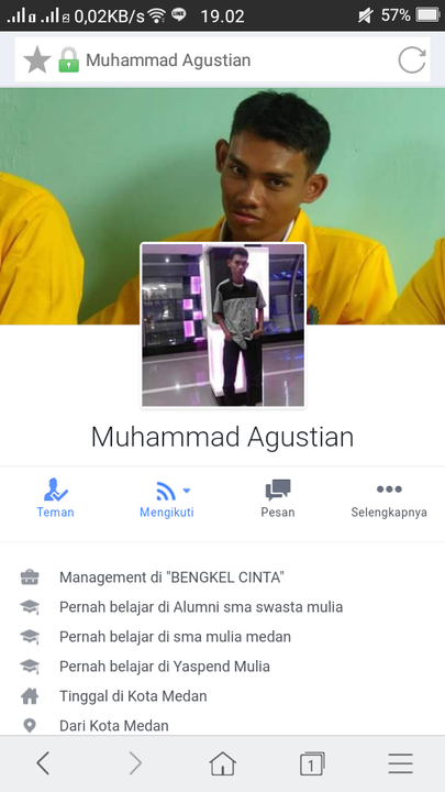Hati-Hati, Muhammad Agustian pria dengan akun facebook chat mesum