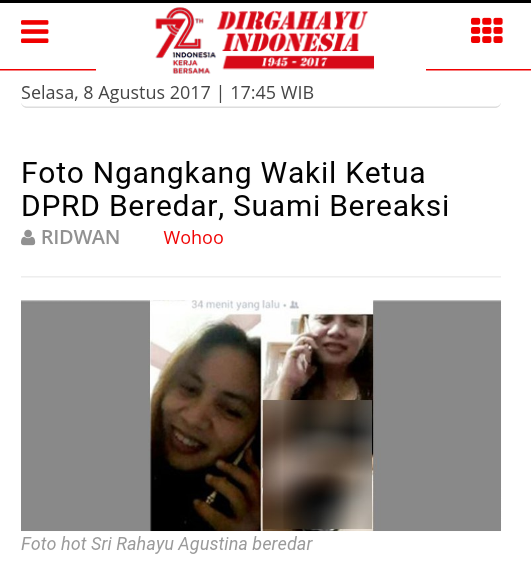 Wow! Foto Sexy Wakil Ketua DPRD Karawang Viral di Dunia Maya