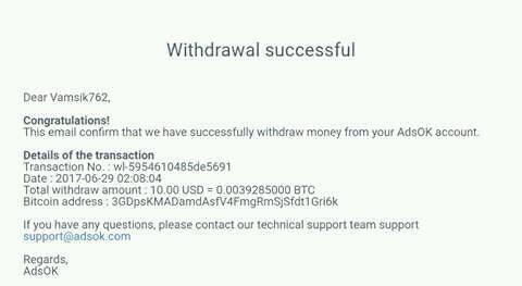 Dapat $25 dengan daftar di ADSOK investasi bitcoin gratis No SCAM