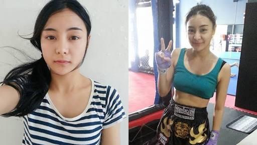 Dihajar Lawan, Wajah Cantik Atlet MMA Thailand Berubah Drastis