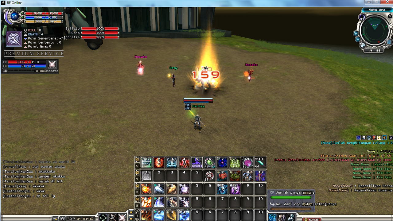 RF Cameria Semi PVP Private Server