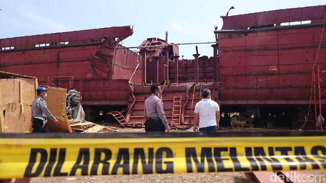 Ada Ledakan di Galangan Kapal di Serang, 5 Orang Tewas