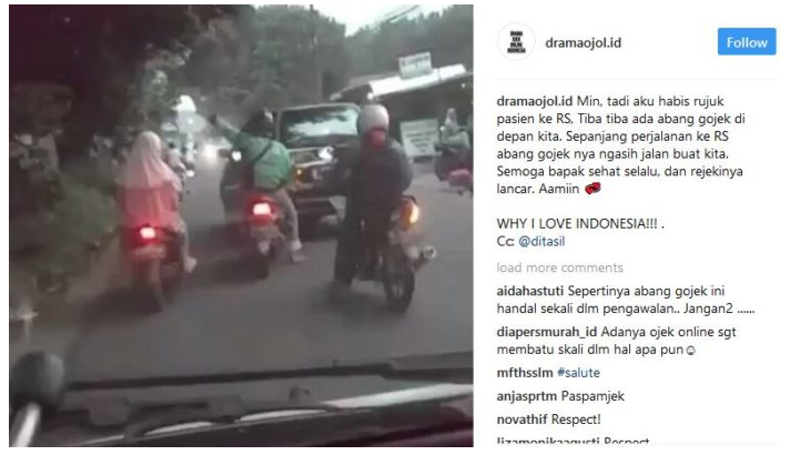 Kawal Ambulans, Driver Go-Jek Ini Dianggap Pahlawan
