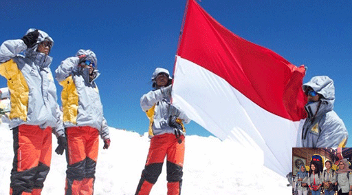 Bendera Bendera Indonesia yang Pernah Ada Diatas Ketinggian Rata-Rata
