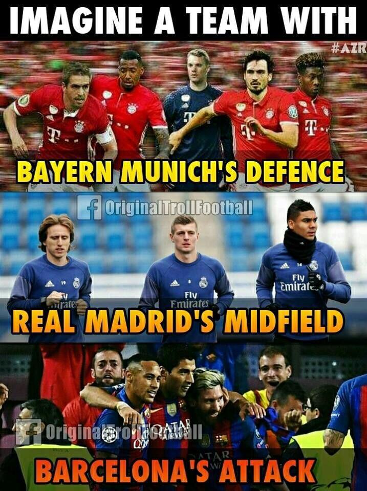Kenapa Madrid, Barcelona, dan Munchen disebut kesebelasan besar?