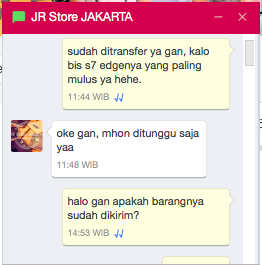 &#91;With PIC&#93; Hati hati Transaksi dengan Pelapak JR Store Jakarta Penipu