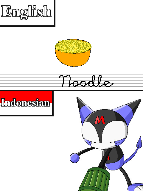 Terjemahan Inggris-Indonesia yang diplesetkan ke pengucapannya