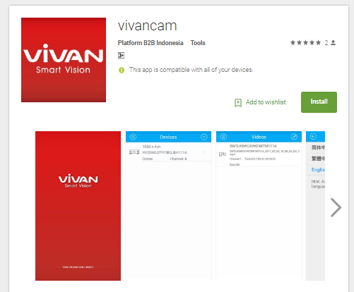 CCTV VIVAN, gampang pasangnya dan bisa merekam video berkualitas HD Gan!